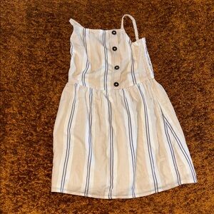 Abercrombie Kids Striped Button Dress